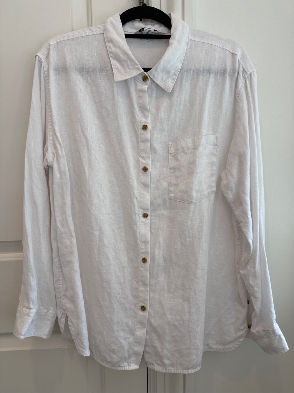 Athleta Retreat Linen Top Size L